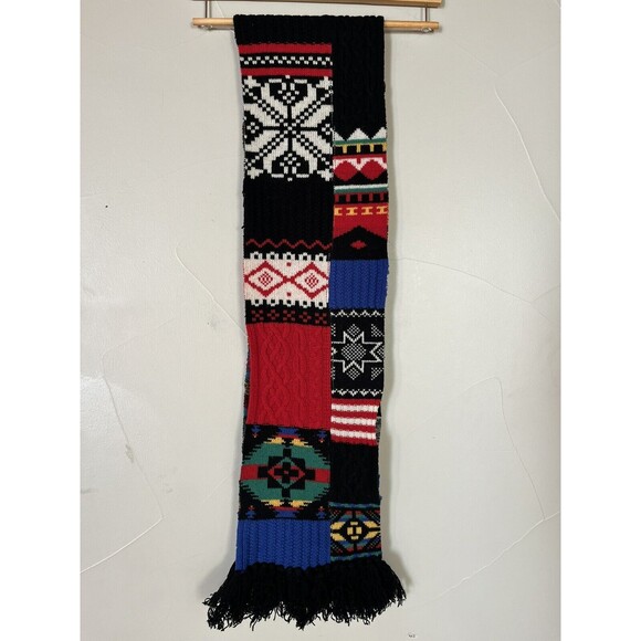 Vintage Polo Ralph‎ Lauren 100% Lambs Wool Tight Knit Holiday Winter Patch - Picture 3 of 6